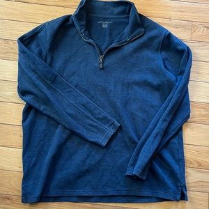Eddie Bauer navy quarter zip